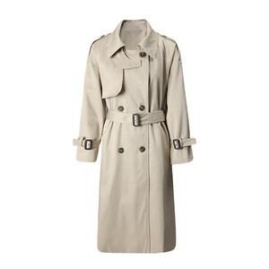 Manteau trench décontracté mi-long pour femme, best-seller, avec ceinture, plusieurs poches, respirant, col à revers, imperméable, coupe-vent - Product Image 1