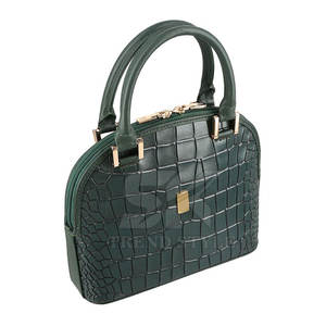 Sac à main en cuir véritable de haute qualité pour femmes, sac à main tendance avec logo personnalisé, sacs en cuir gaufré croco pour femmes - Product Image 2
