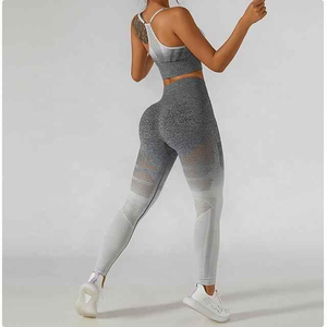 Nouvel Arrivage Ensemble de Sport et Yoga pour Femme, Dernier Design, Tenue de Gym pour Filles, Vêtements de Sport pour Dames, Leggings de Fitness, Tenue de Sport Taille Haute pour Femme - Product Image 4