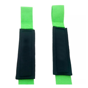 Sangles de musculation en coton robustes avec support de poignet en néoprène pour la gym, logo personnalisé, sangles de musculation professionnelles - Product Image 4