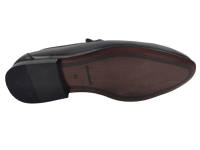 Dlords Declan – Mocassins noirs pour hommes à lacets, en synthétique, à bout pointu, motif à carreaux, semelle intermédiaire en EVA, semelle extérieure en caoutchouc