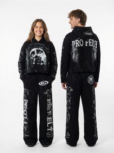 Conjuntos de Dos Piezas de Invierno con Diseño Personalizado, Sudadera con Capucha y Pantalones Deportivos, Ropa Urbana Informal y Elegante, Cómoda, Holgada, 100% Transpirable - Product Image 5