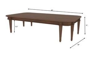 Ensemble de salle à manger traditionnel en bois, 6 pièces, chaises à dossier rembourré, table rectangulaire, meubles anciens pour la maison - Product Image 5