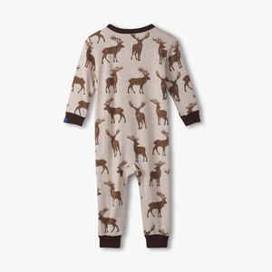 Pelele de Invierno para Bebé Unisex, Ecológico, Suave, con Cremallera Bidireccional YKK, 100% Algodón, Impresión Personalizada - Product Image 2