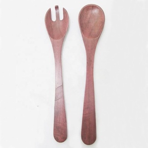 Juego de servidor de ensalada de madera ecológico sostenible para regalos verdes-Juegos de cubiertos para ocasiones especiales - Product Image 1