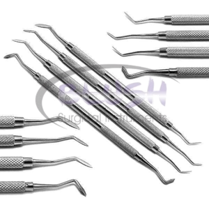 Medic Instrument Hollenback Carver Cement Spatula Wax Modelling Set 4 Stainless Steel Dental Tools Set by <b>Blush</b> Surgical - Product Image 1