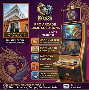 Upright Rolling Dragon <b>Amusement</b> <b>Machine</b> 32 Inch Vertical Double Screen Arcade Game for European Bars and Pubs - Product Image 2