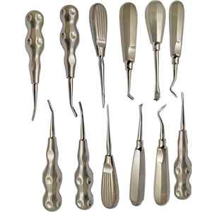 Élévateurs dentaires pour extraction de racines, faciles à manipuler, disponibles en différents styles, élévateurs de racines dentaires CE par Grip Surgical - Product Image 2