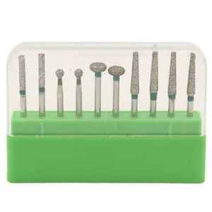 10 Pieces Carbide Rotary Drill Drilling Tool High Speed Diamond Needle Set Dental Material Gadget Dental Bur Kit By Dentavex - Product Image 2