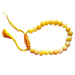 Bracelets en jade jaune, pierres précieuses, artisanat en cristal, pierres naturelles, bracelets Feng Shui, pierres précieuses en cristal - Product Image 2