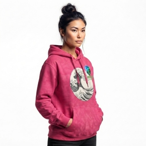 Classic Women Acid Wash <b>Hoodies</b> 100% Cotton Eco-Friendly <b>Lined</b> High Quality Soft <b>Fleece</b> Casual Wear OEM Private Label Wholesale - Product Image 4