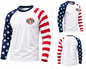 Maillot de sublimation personnalisé à manches longues Alabama, logo personnalisé, vêtements de sport d'équipe, design de manches avec drapeau d'Alabama, fabricant OEM - Product Image 4