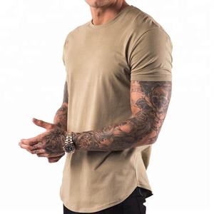 Camisetas Grises Personalizadas al por Mayor para Hombre, Camisetas Casuales de Algodón y Elastano, Cuello Redondo, Ajuste Slim Fit, Transpirables, para Gimnasio - Product Image 6