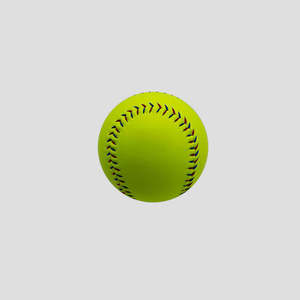 Ballon de softball jaune, couleur unie, design durable pour l'entraînement, style standard - Product Image 4