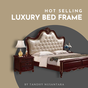 เตียงไม้สักแท้ขายดี ชุดเฟอร์นิเจอร์ห้องนอนทันสมัย นุ่มสบายเป็นพิเศษ เป็นมิตรกับสิ่งแวดล้อม ดีไซน์ปรับแต่งได้ ขายส่ง - Product Image 5