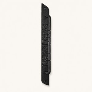 Poignée de meuble longue en fer rustique traditionnelle avec finition métallique vintage classique pour tiroirs, portes et armoires de cuisine - Product Image 5