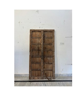 Paneles de Puerta de Madera Maciza Antiguos con Marco Tallado a Mano, Ecológicos, para Dormitorio, Sala de Estar, Muebles para el Hogar - Product Image 1