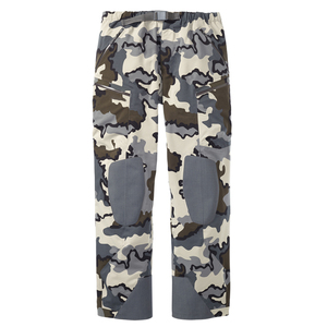 Men's Softshell Camo Pants Waterproof <b>Elastic</b> <b>Waist</b> Regular Fit Outdoor Hiking <b>Trousers</b> with Pockets and Belt Closure - Product Image 1