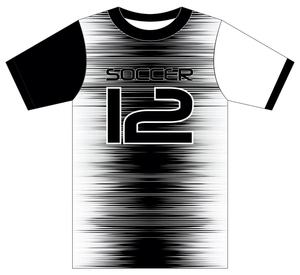 Juego de uniformes de fútbol de calidad con impresión de nombre personalizado Nuevo diseño de logotipo transpirable - Product Image 2