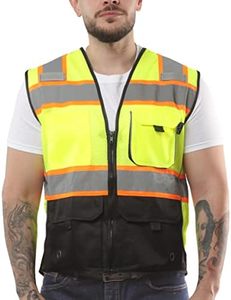 Chaleco de Seguridad Reflectante de Alta Visibilidad Personalizado para Hombre, Ropa de Seguridad Reflectante, Chaleco de Alta Visibilidad para Construcción - Product Image 2