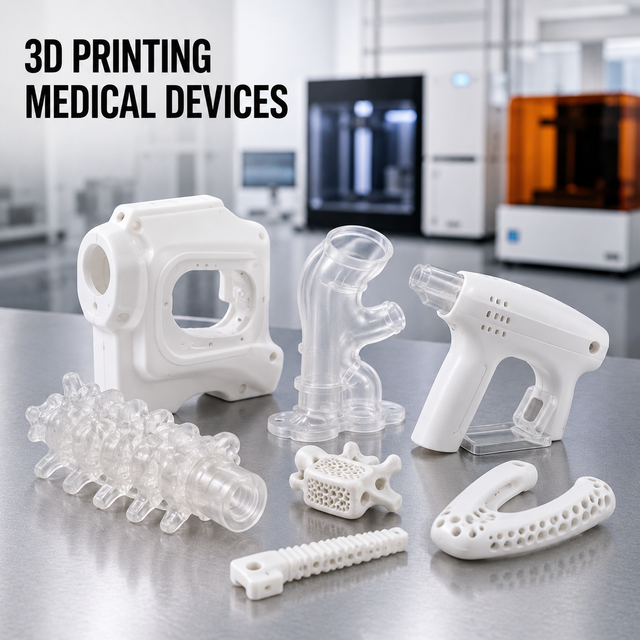 Fast Turnaround Custom 3D Printing Services with SLA SLS, Rapid Prototyping for Medical Devices
