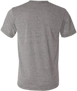 T-shirt unisexe brodé avec poche, imprimé sur mesure, 100% coton tricoté, vente en gros, t-shirts pour hommes pas chers - Product Image 1