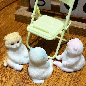 ของเล่นบีบรูปแมวน่ารัก ทำจากวัสดุ TPR ของเล่นเสริมพัฒนาการประสาทสัมผัส บรรเทาความเครียด ช่วยผ่อนคลายความวิตกกังวล ดีไซน์สำหรับนั่ง ของเล่นบีบสควิชชี่ - Product Image 2