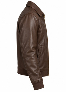 Veste en cuir pour homme de haute qualité, écologique, personnalisée, best-seller, nouvelle arrivée, légère, style streetwear d'hiver - Product Image 4