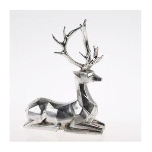 Hermosa Escultura de Ciervo en Metal de Aluminio para Decoración Navideña de la Sala de Estar - Product Image 5