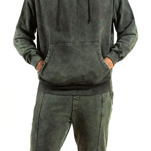 Nexfit Men's Stylish <b>2</b>-<b>Piece</b> 100% Cotton <b>Plus</b> <b>Size</b> Tracksuit <b>Set</b> Full-Zip Jacket Jogger <b>Pants</b> Sportswear Gym Wear Casual - Product Image 4