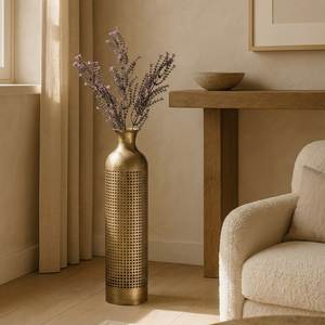 Elegant Aluminum Decorative Centerpiece <b>Vase</b> Metal Flower Display for Dining Table Hotel Restaurant Wedding Home Decor Accent - Product Image 1