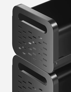 Estante de Almacenamiento de Cocina Móvil de Múltiples Niveles con Ruedas, Organizador de Metal Hueco, OEM/ODM Vietnam - Product Image 4
