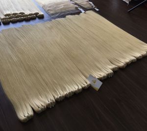 100% véritables extensions de cheveux humains vietnamiens couleur claire cuticule alignée Style de vague en vrac matière première génie trame par extension - Product Image 4