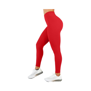 High Waisted Breathable Solid Leggings for Women-No Front Seam Tummy Control Pants for Workout Running No See Through - Product Image 1