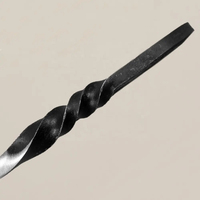 Couteau de cuisine Burraq fait main, DIY, OEM/ODM, qualité industrielle, style antique médiéval, en acier au carbone forgé, épaisseur de lame personnalisée, sans manche