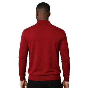 Suéter Polo con Cierre Kappa Alpha Psi, Color Carmesí, Ropa de Fraternidad Griega con Diseño Clásico, Comodidad Premium y Estilo Atemporal - Product Image 2
