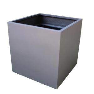 Macetas de Jardín Modernas y Lujosas KNT, Nuevas y Más Vendidas, de FRP Marrón Irrompible, Ligeras, con Acabado Rústico - Product Image 1