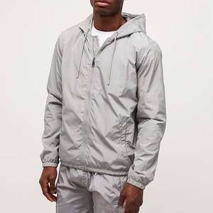 <b>Manufacture</b> Sample Custom Waterproof Rain Windcheater Track Jacket High Quality Full Zip Softshell Track Windbreaker Jacket Men - Product Image 1