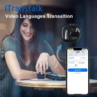 Écouteurs Traducteurs IA T19 2025 – Plus de 144 Langues, BT5.4, TWS, OWS, ANC – Dispositif de Traduction Bidirectionnelle Multilingue pour Voyages et Affaires