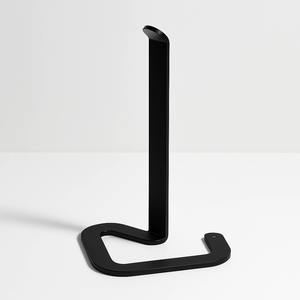 Porte-serviettes mural carré moderne en acier inoxydable pour cuisine, finition nickel, base facile à coller, sans perçage - Product Image 3