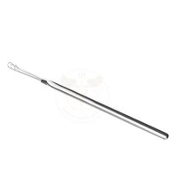 Kit de nettoyage d'oreilles en acier inoxydable : Curette, Billeau, Ciseaux pour l'élimination des poils