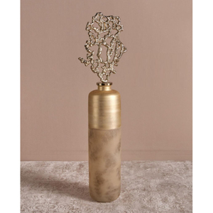 Vente flash : Ensemble de vases en métal et verre, design spirale, décoration de luxe pour la maison, intérieur/extérieur - Product Image 2