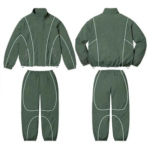 Chaqueta Deportiva Impermeable de Invierno para Hombre, con Capucha, Diseño a Cuadros, Personalizada con Logotipo, de Secado Rápido, Ligera, de Poliéster/Algodón - Product Image 1