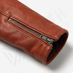 Chaqueta de Motociclista de Cuero Genuino para Hombre de la Mejor Calidad, Nueva Colección de Invierno, Chaquetas de Motocicleta con Protecciones Desmontables Personalizadas - Product Image 6