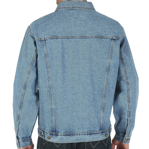 Ventes en gros de vestes en jean pour hommes, design personnalisé, 100% coton, logo personnalisé, veste en jean pour l'automne et l'hiver pour hommes - Product Image 4