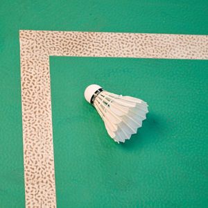 Volant de badminton Vina-Star en plumes d'oie de qualité supérieure, 2 couches, super durable, tête en liège PU, pour tournoi, vente en gros directe usine OEM - Product Image 6