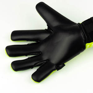 Custom Professional Leather Goalkeeper Gloves High Quality <b>Full</b> Finger Waterproof Non <b>Slip</b> Adjustable Wrist Strap Outdoor - Product Image 2