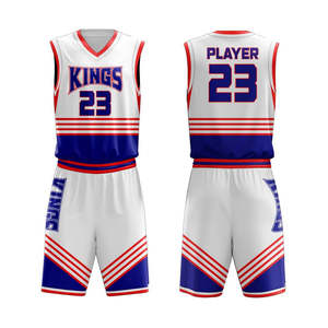 Conjuntos de Baloncesto Reversibles Profesionales para Niños al por Mayor, Ropa Deportiva BSCI, Diseño por Sublimación, Chaleco de Talla Grande, Kit de Verano - Product Image 1