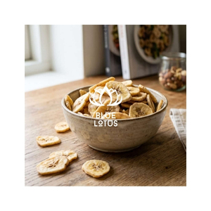 Chips de banane séchées : Snack fruité croustillant pour les pauses au bureau et les fêtes, rangement facile, texture croquante, vente en gros B2B - Product Image 1