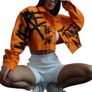 Vente en gros de veste en jean décontractée à manches longues pour femmes veste en jean respirante chaude élégante meilleure qualité personnalisée pour femmes - Product Image 5